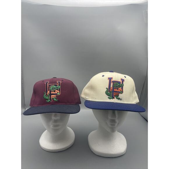 Pair Of VintageNew Era Pro Model Florida Gators Snapback Hat Collegiate Licensed